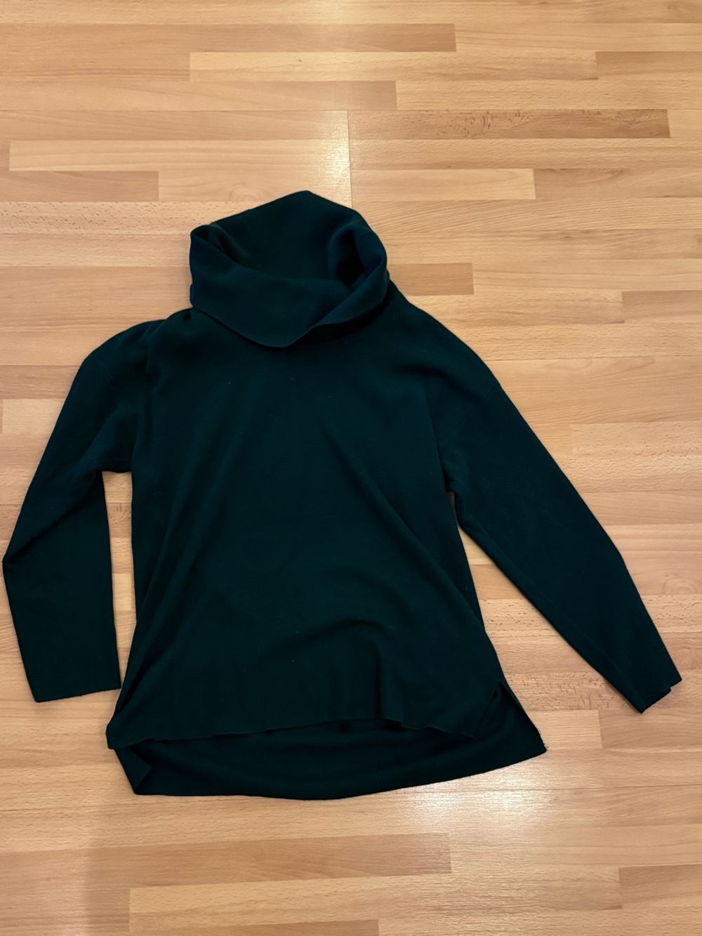 Calvin Klein Dark Green Cowl Neck Sweater